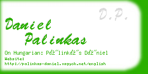 daniel palinkas business card